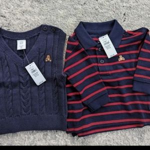 Baby gap vest and polo